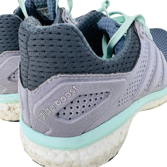 Adidas Supernova Glide Boost 7 Running Shoes‎ B33603 Blue Gray Womens Size 8.5 - Picture 6 of 11